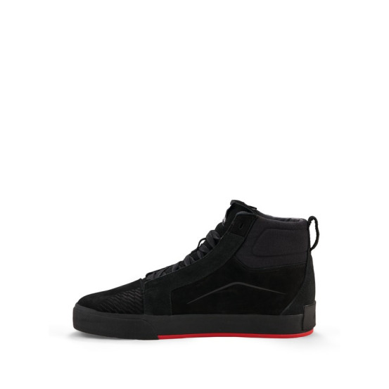 Baskets moto cuir Alpinestars Ride-63 - Noir Rouge vif