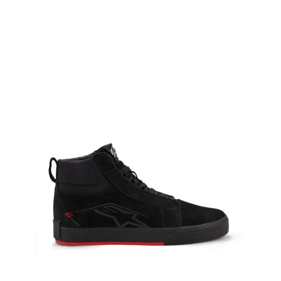 Baskets moto cuir Alpinestars Ride-63 - Noir Rouge vif