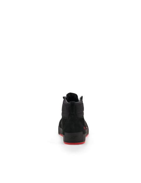 Baskets moto cuir Alpinestars Ride-63 - Noir Rouge vif
