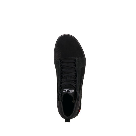 Baskets moto cuir Alpinestars Ride-63 - Noir Rouge vif