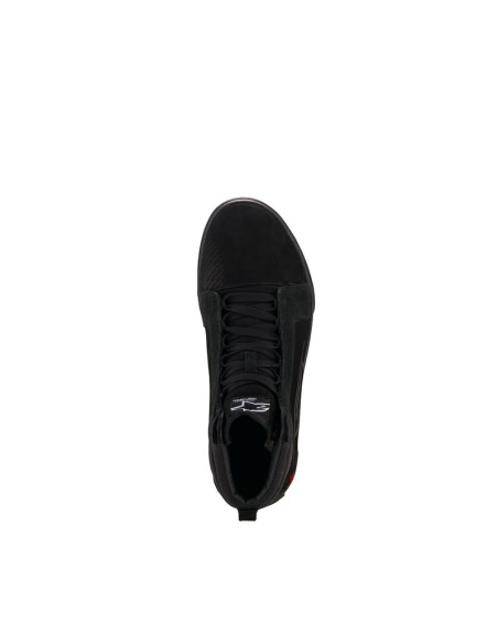 Baskets moto cuir Alpinestars Ride-63 - Noir Rouge vif