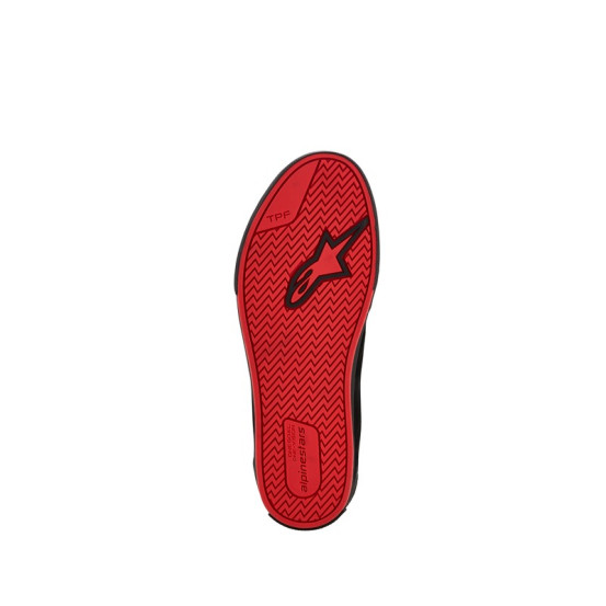 Baskets moto cuir Alpinestars Ride-63 - Noir Rouge vif