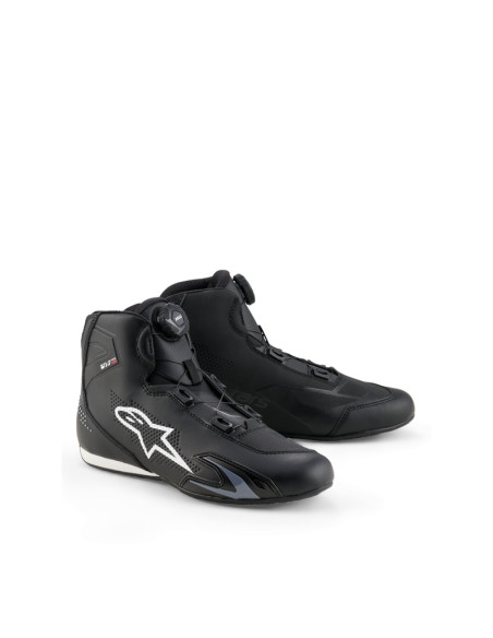 Baskets moto sport Alpinestars Celer - Noir Blanc