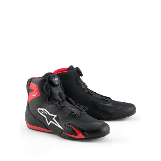 Baskets moto sport Alpinestars Celer - Noir Rouge vif
