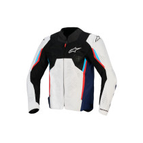 Blouson Alpinestars AST V3 Air - Argent Bleu Rouge