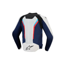 Blouson Alpinestars AST V3 Air - Argent Bleu Rouge 2
