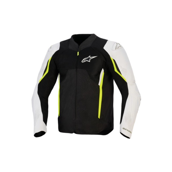 Blouson Alpinestars AST V3 Air - Noir Argent Jaune Fluo
