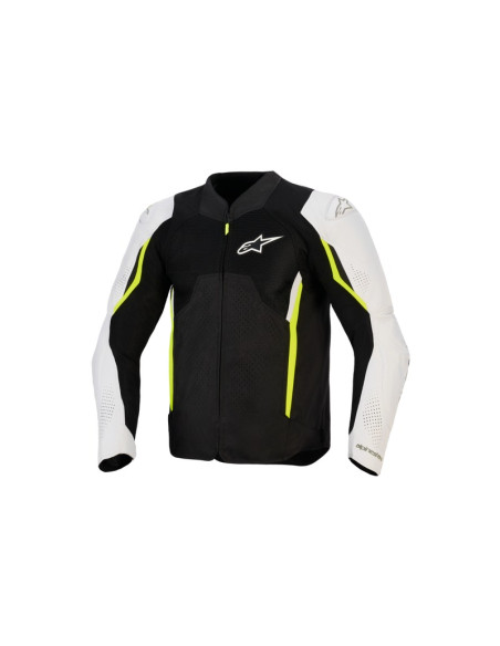 Blouson Alpinestars AST V3 Air - Noir Argent Jaune Fluo