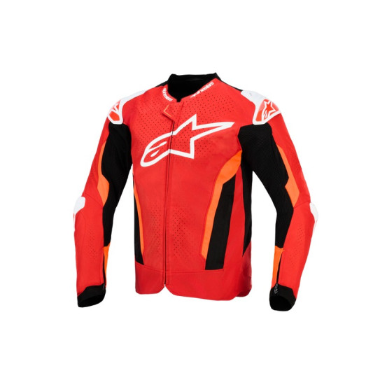 Blouson Alpinestars T-GP Air - Rouge Fluo Noir