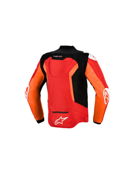 Blouson Alpinestars T-GP Air - Rouge Fluo Noir