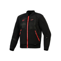 Blouson bomber Alpinestars Flight Air - Noir Rouge vif