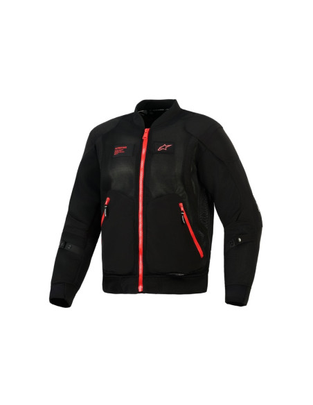 Blouson bomber Alpinestars Flight Air - Noir Rouge vif