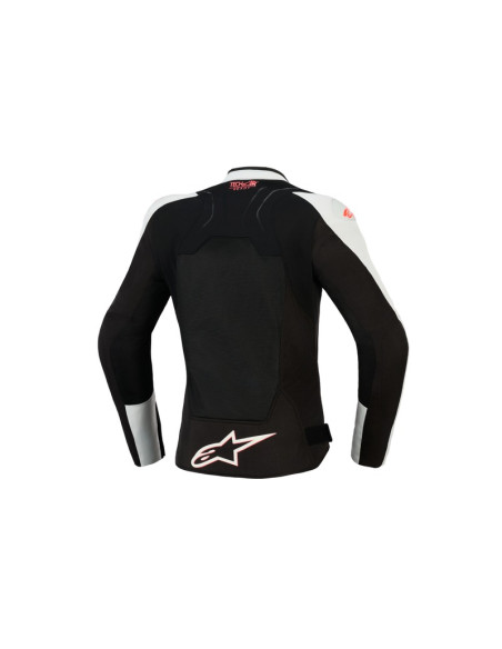 Blouson femme Alpinestars Stella SMX Air - Gris Noir Corail Fluo