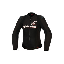 Blouson femme Alpinestars Stella SMX Air - Noir Blanc Rouge Fluo