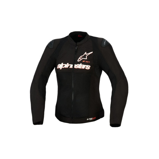 Blouson femme Alpinestars Stella SMX Air - Noir Blanc Rouge Fluo