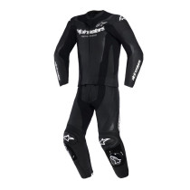 Combinaison moto 2 pièces cuir Alpinestars GP Force V2 - Noir