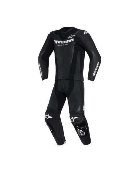 Combinaison moto 2 pièces cuir Alpinestars GP Force V2 - Noir