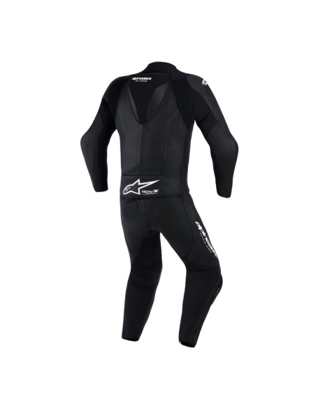 Combinaison moto 2 pièces cuir Alpinestars GP Force V2 - Noir