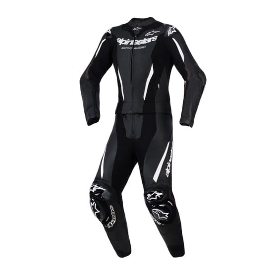 Combinaison moto 2 pièces cuir femme Alpinestars Stella GP-R7 - Noir