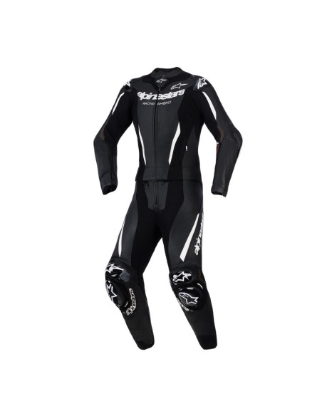 Combinaison moto 2 pièces cuir femme Alpinestars Stella GP-R7 - Noir