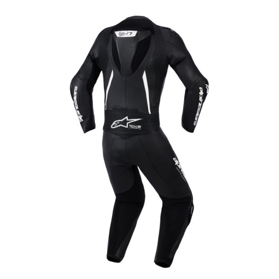 Combinaison moto 2 pièces cuir femme Alpinestars Stella GP-R7 - Noir