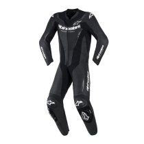 Combinaison moto intégrale cuir Alpinestars GP Force V2 - Noir
