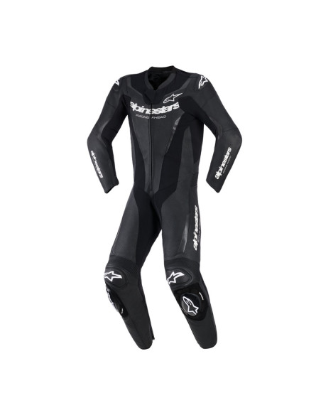 Combinaison moto intégrale cuir Alpinestars GP Force V2 - Noir