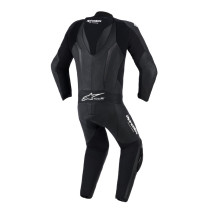 Combinaison moto intégrale cuir Alpinestars GP Force V2 - Noir 2