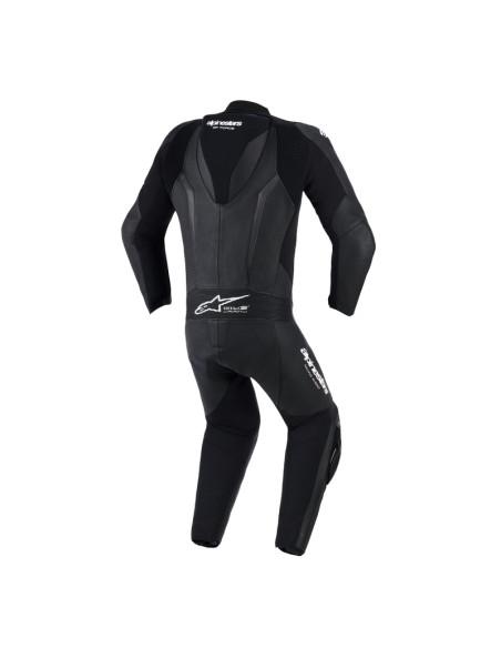 Combinaison moto intégrale cuir Alpinestars GP Force V2 - Noir