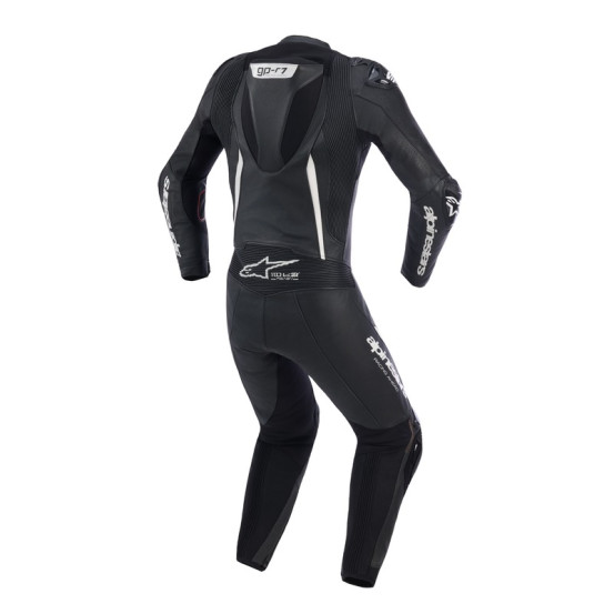 Combinaison moto intégrale cuir femme Alpinestars Stella GP-R7 - Noir