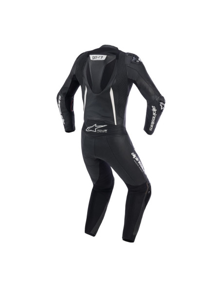 Combinaison moto intégrale cuir femme Alpinestars Stella GP-R7 - Noir