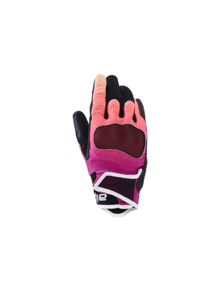 Gants moto femme Alpinestars Stella Mogress Airflow - Corail Noir