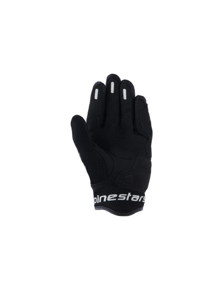 Gants moto femme Alpinestars Stella Mogress Airflow - Gris Anthracite Noir