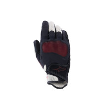 Gants moto femme Alpinestars Stella Mogress Airflow - Noir Écru Corail