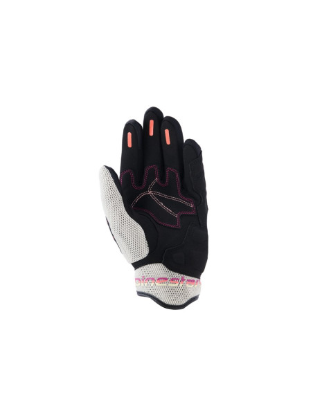 Gants moto femme Alpinestars Stella Mogress Airflow - Noir Écru Corail
