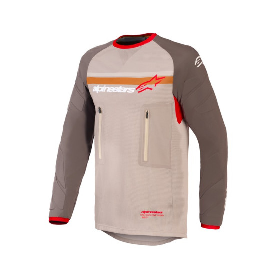 Maillot Alpinestars Maxdura Dual - Beige Marron