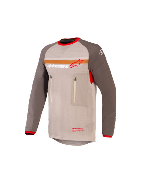 Maillot Alpinestars Maxdura Dual - Beige Marron