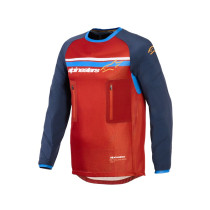 Maillot Alpinestars Maxdura Dual - Marron Rouille Bleu