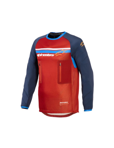 Maillot Alpinestars Maxdura Dual - Marron Rouille Bleu