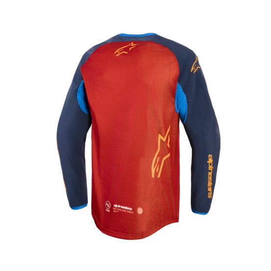 Maillot Alpinestars Maxdura Dual - Marron Rouille Bleu