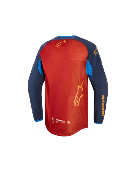 Maillot Alpinestars Maxdura Dual - Marron Rouille Bleu