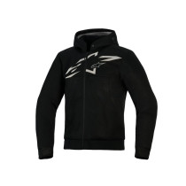 Sweat moto Alpinestars Chrome Superairflow - Noir Gris foncé Blanc