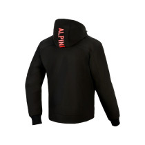 Sweat moto Alpinestars Radium Tech - Noir Rouge vif 2