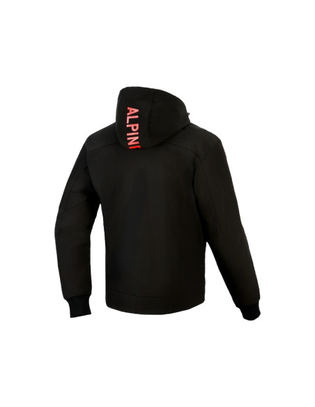 Sweat moto Alpinestars Radium Tech - Noir Rouge vif