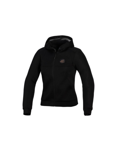 Sweat moto femme Alpinestars Stella Chrome Superairflow - Noir Cuivre