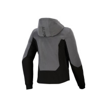 Sweat moto femme Alpinestars Stella Radium Tech - Gris Noir 2