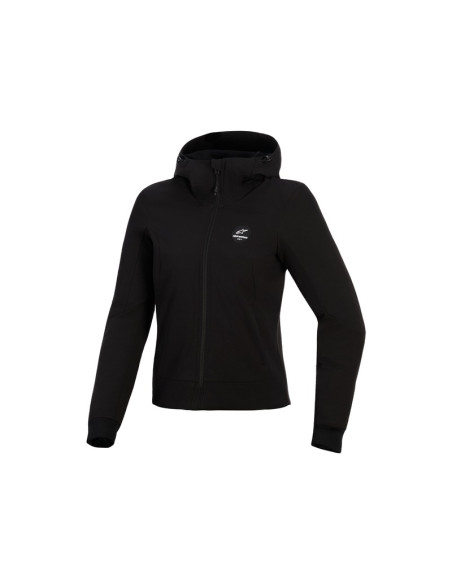 Sweat moto femme Alpinestars Stella Radium Tech - Noir