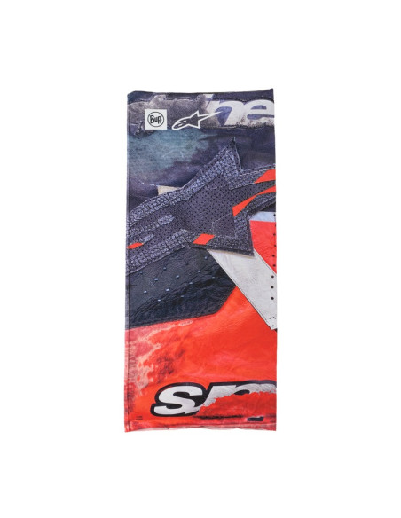 Tour de cou Alpinestars x Buff Ignite - Noir Rose Fluo Jaune Fluo