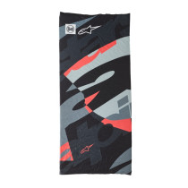 Tour de cou Alpinestars x Buff Mogress - Noir Camo Rouge Fluo
