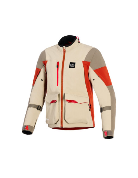 Veste Alpinestars Maxdura Drystar XF Laminated Armored Shell - Beige Marron Rouille